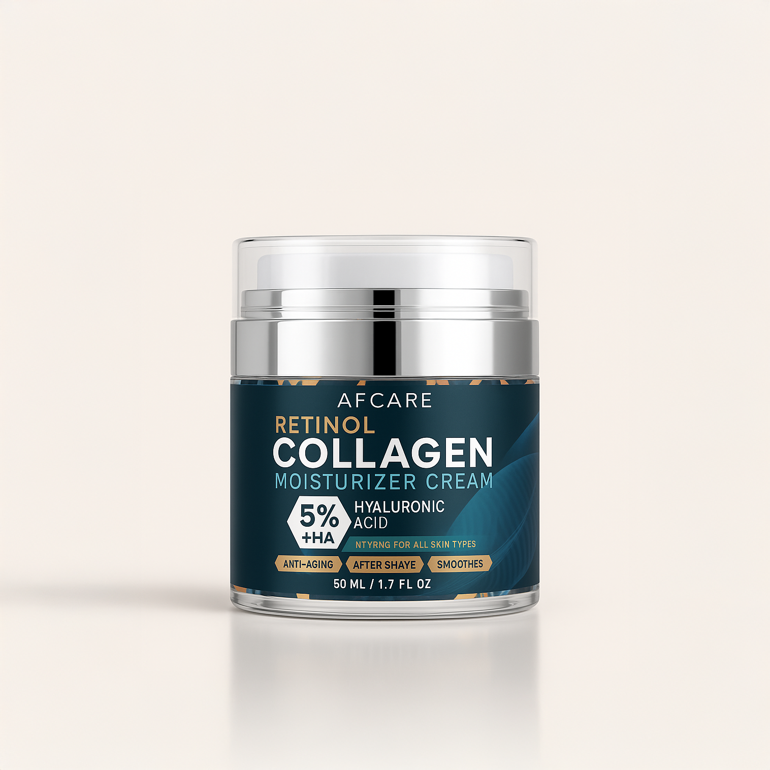 קרם רטינול עם 5% חומצה היאלורונית